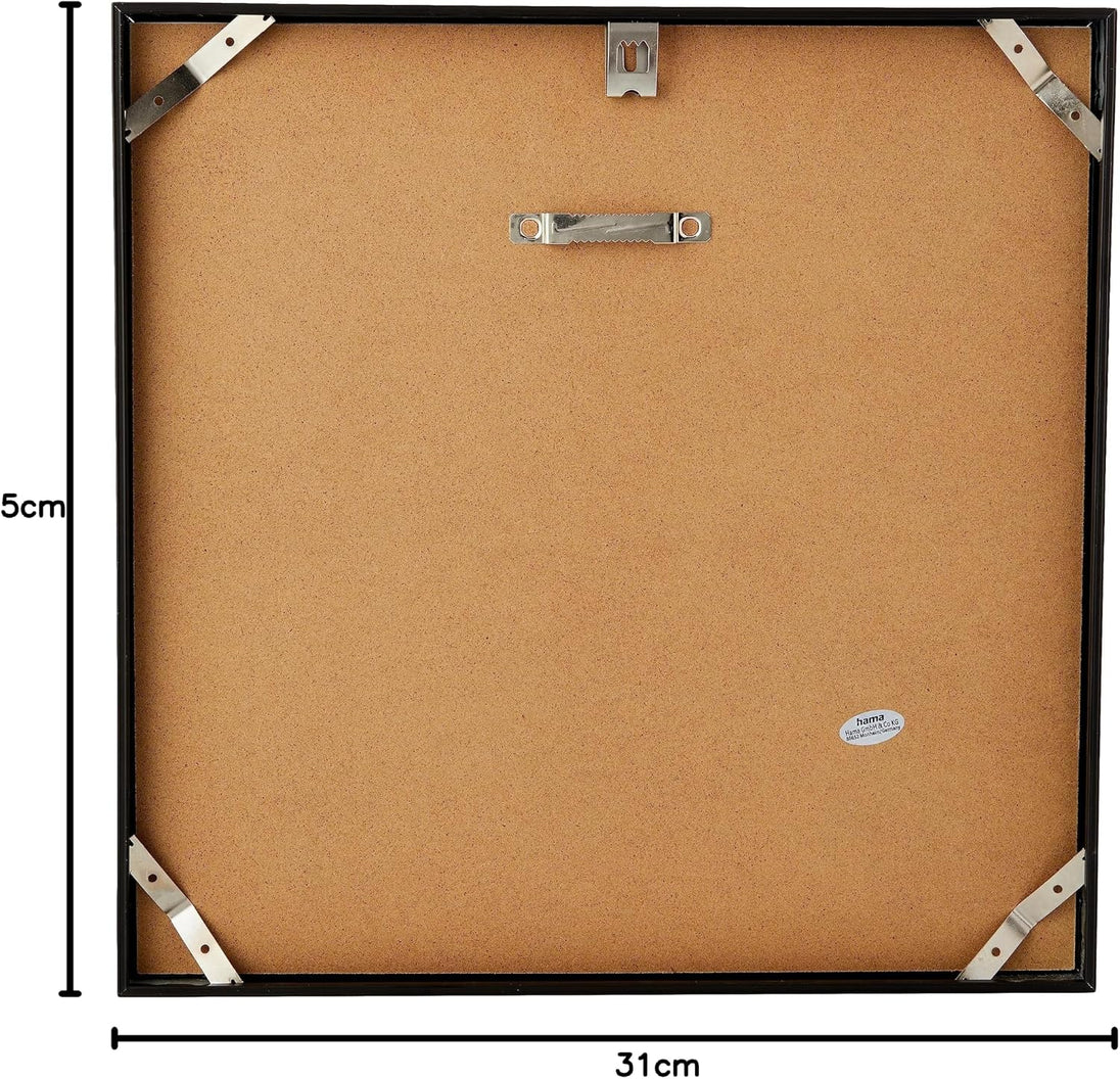 Hama 00181445 | LP cover frame | Aluminium | 31.5 x 31.5 cm | Black