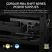 CORSAIR RM850x SHIFT | ATX power supply | 850W fully modular | UK