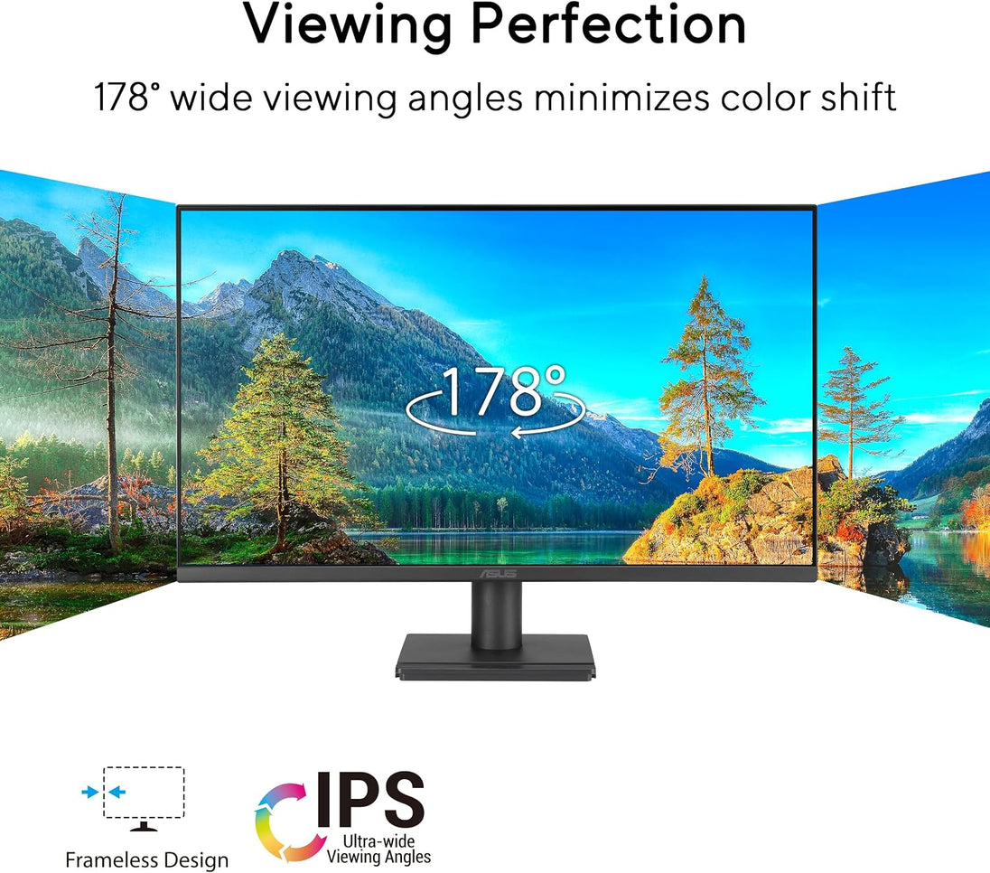 ASUS VA279HG | 27-inch IPS monitor | Full HD 120Hz | Core Black