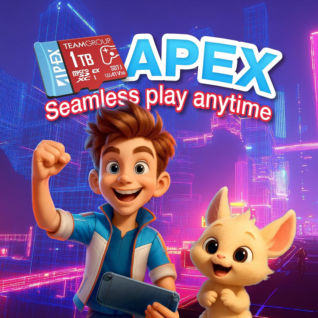 TEAM APEX SD7.1 | MicroSD Express card | 512GB | Up to 800MB/s read
