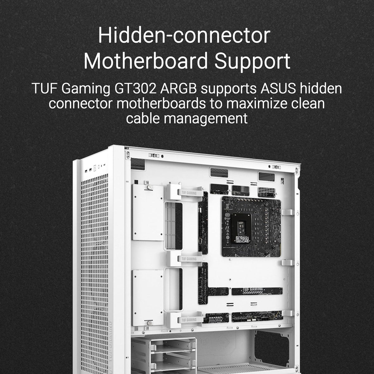 ASUS TUF Gaming GT302 ARGB | PC case | Mid tower | White