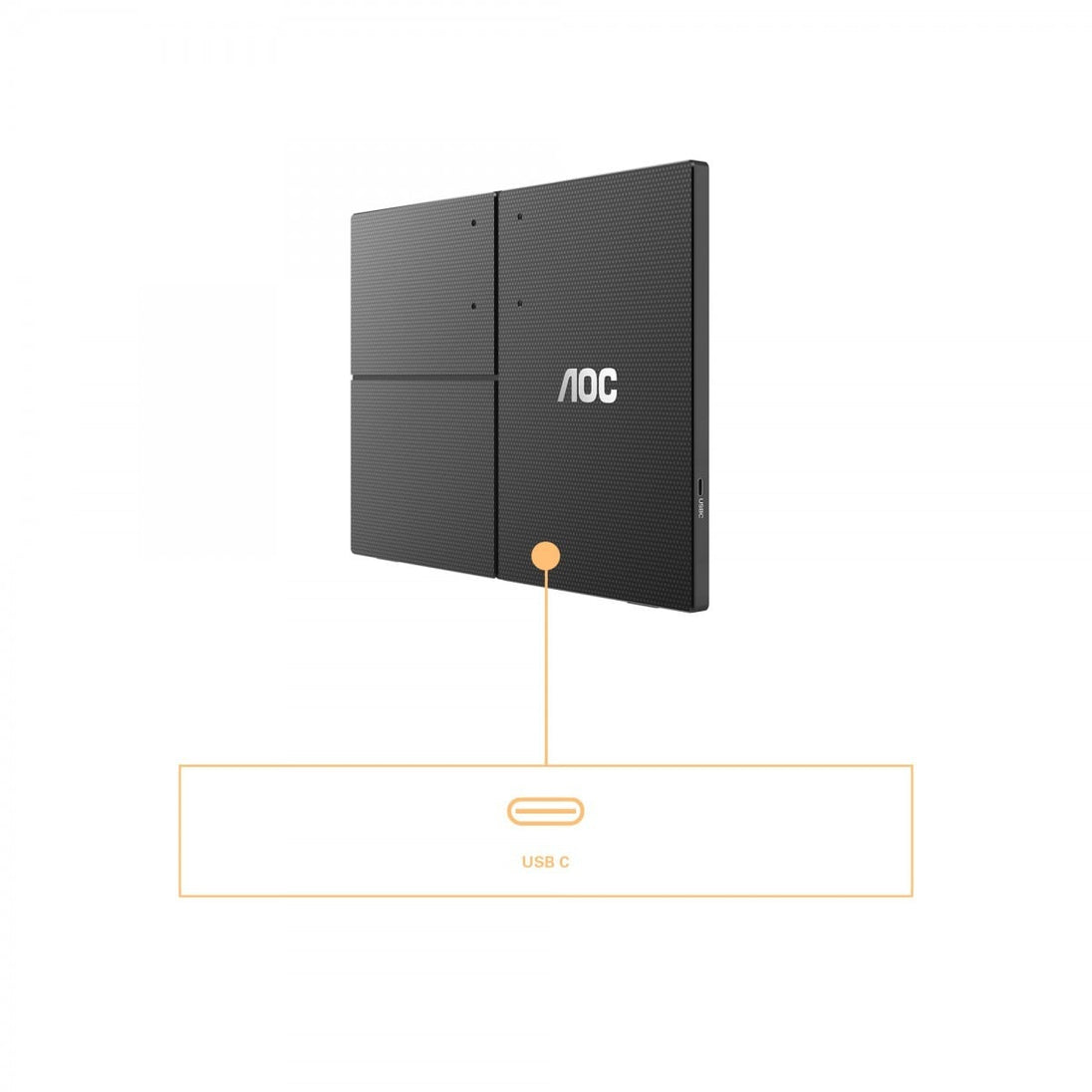 AOC 16T3EA | Portable monitor | 15.6-inch Full HD IPS | USB-C