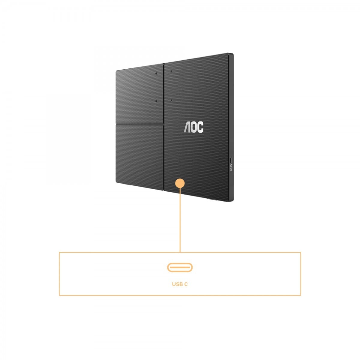 AOC 16T3EA | Portable monitor | 15.6-inch Full HD IPS | USB-C