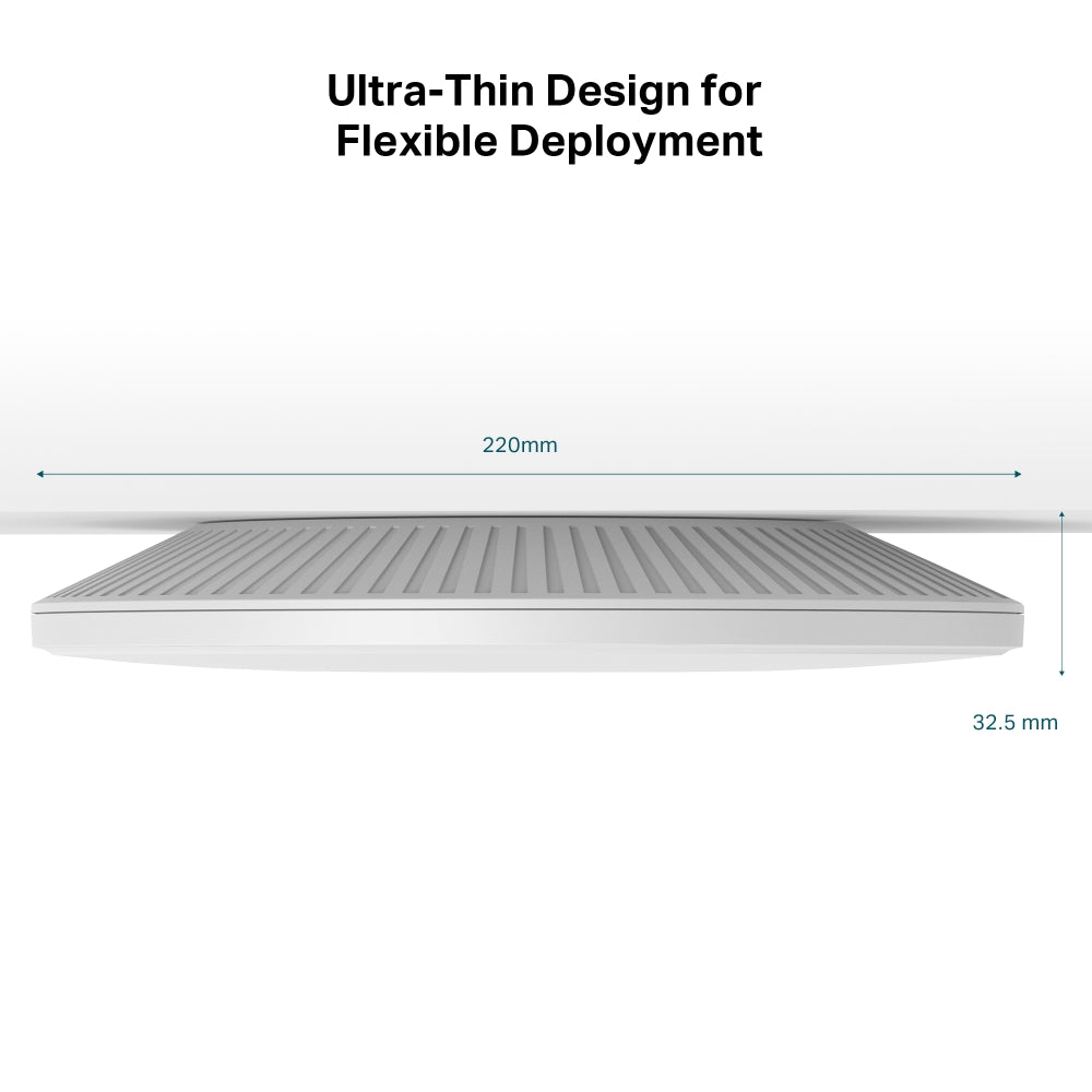 TP-Link Omada EAP772 | Wi-Fi 7 access point | BE9300 tri-band | Ceiling mount