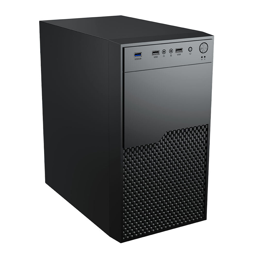 VIDA Enterprise-M | Micro ATX PC case | 120 mm fan | Black