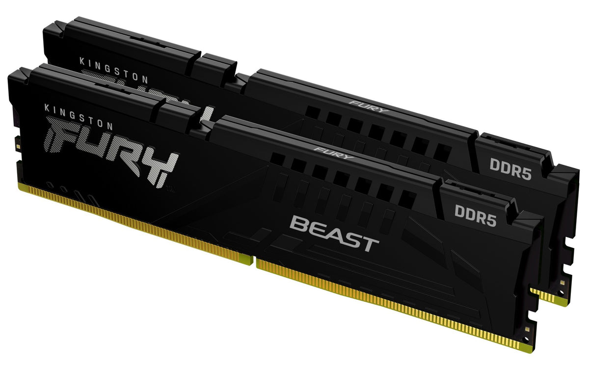 Kingston FURY Beast | DDR5 RAM kit | 64GB 5200MT/s CL40 | 2×32GB Black
