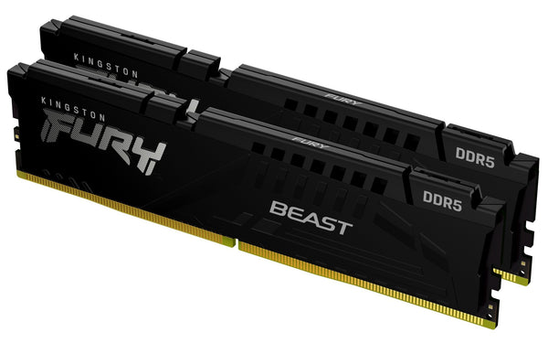 Kingston FURY Beast | DDR5 RAM kit | 64GB 5200MT/s CL40 | 2×32GB Black