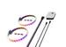 HYTE LS30 | qRGB light strips | 1000 mm 2 pack | Black with NP50