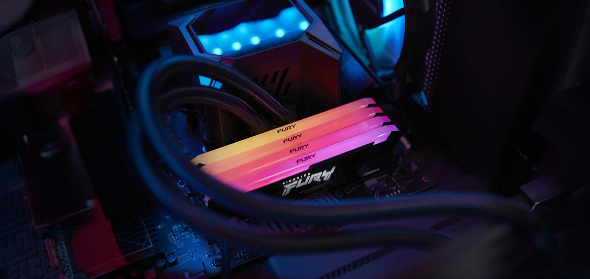 Kingston FURY Beast RGB | 16GB DDR4 RAM | 3600MT/s CL17 | 2 x 8GB Black