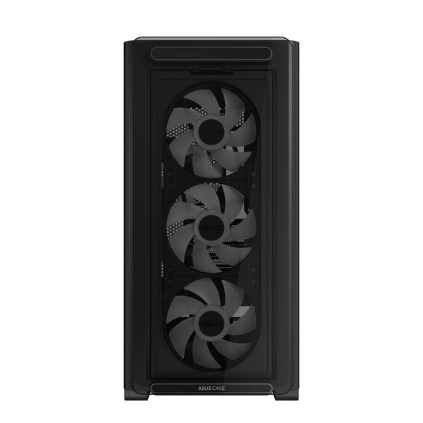 ASUS A23 PLUS | Micro-ATX PC case | 4 pre-installed ARGB fans | Black