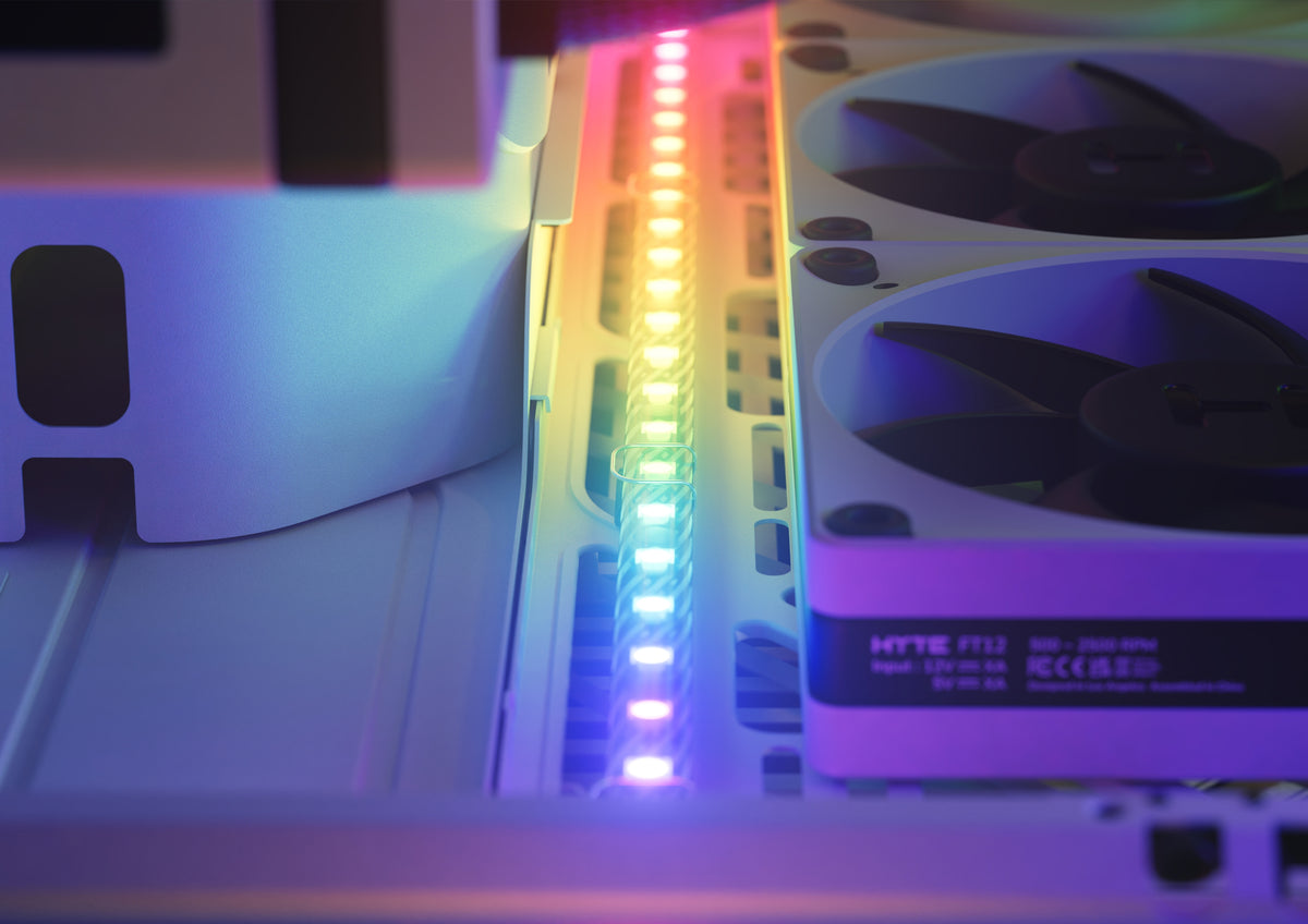 HYTE LS30 | qRGB light strips | 1000 mm 2 pack | Black with NP50