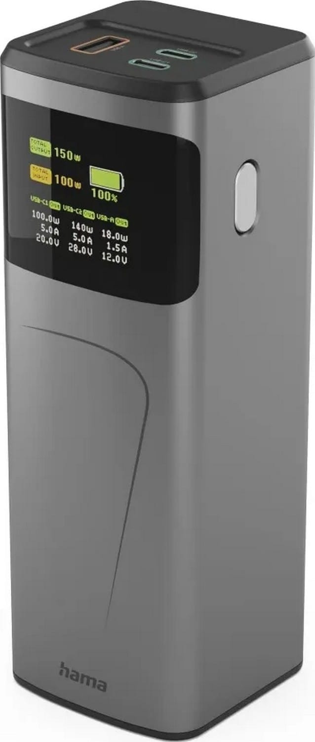 Hama High Power 150 | 24000mAh 150W | Grey