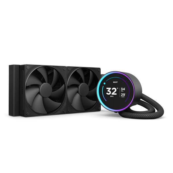 NZXT Kraken Elite 240 | 240mm liquid CPU cooler | 2.72-inch IPS LCD | Black