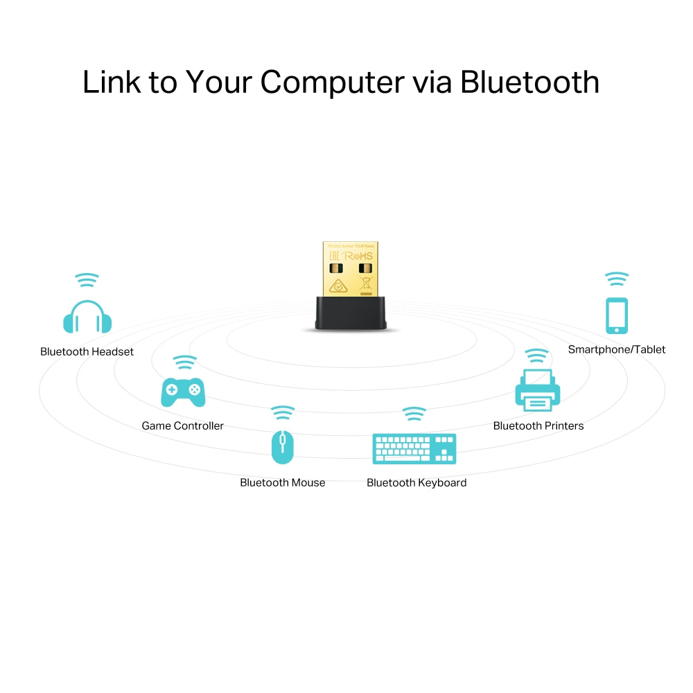 TP-Link Archer T2UB Nano | Wi-Fi and Bluetooth USB adapter | AC600 dual-band