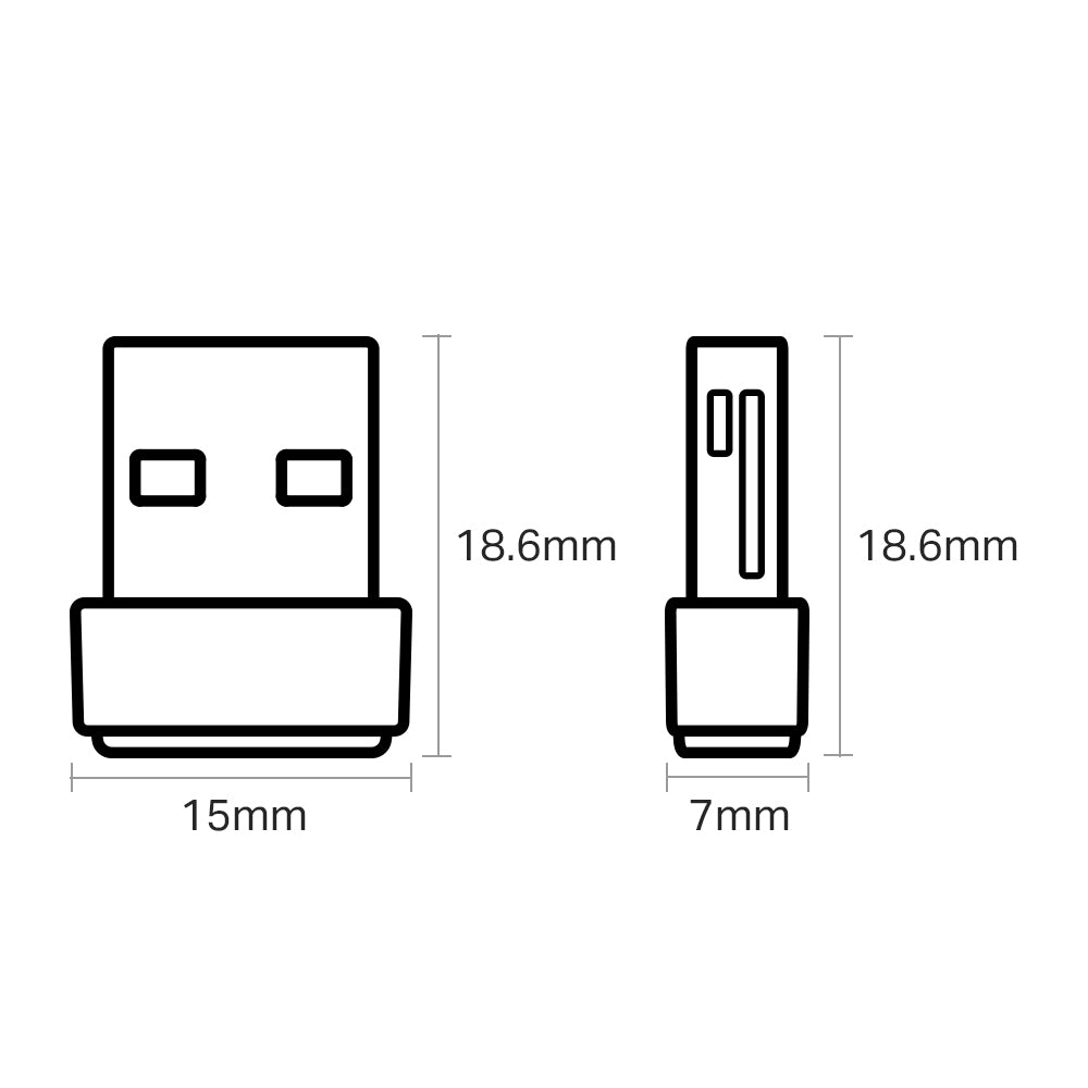 TP-Link Archer T2U Nano | Wi-Fi USB adapter | AC600 dual-band