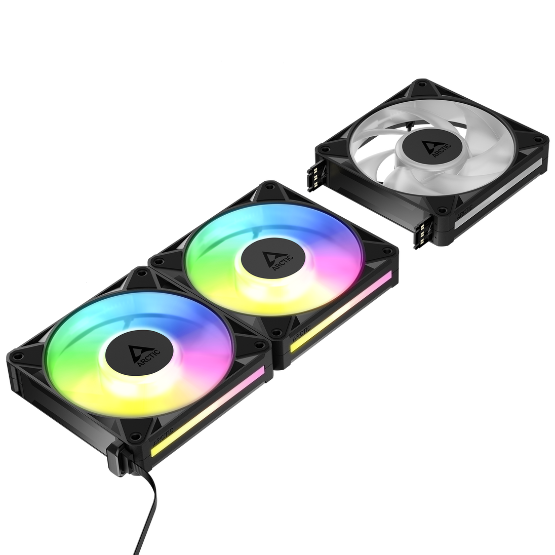 ARCTIC BioniX P14 A-RGB | PC case fans | 140 mm PWM | 3 pack | Black