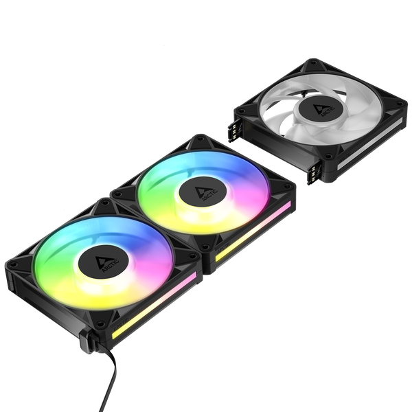 ARCTIC BioniX P14 A-RGB | PC case fans | 140 mm PWM | 3 pack | Black