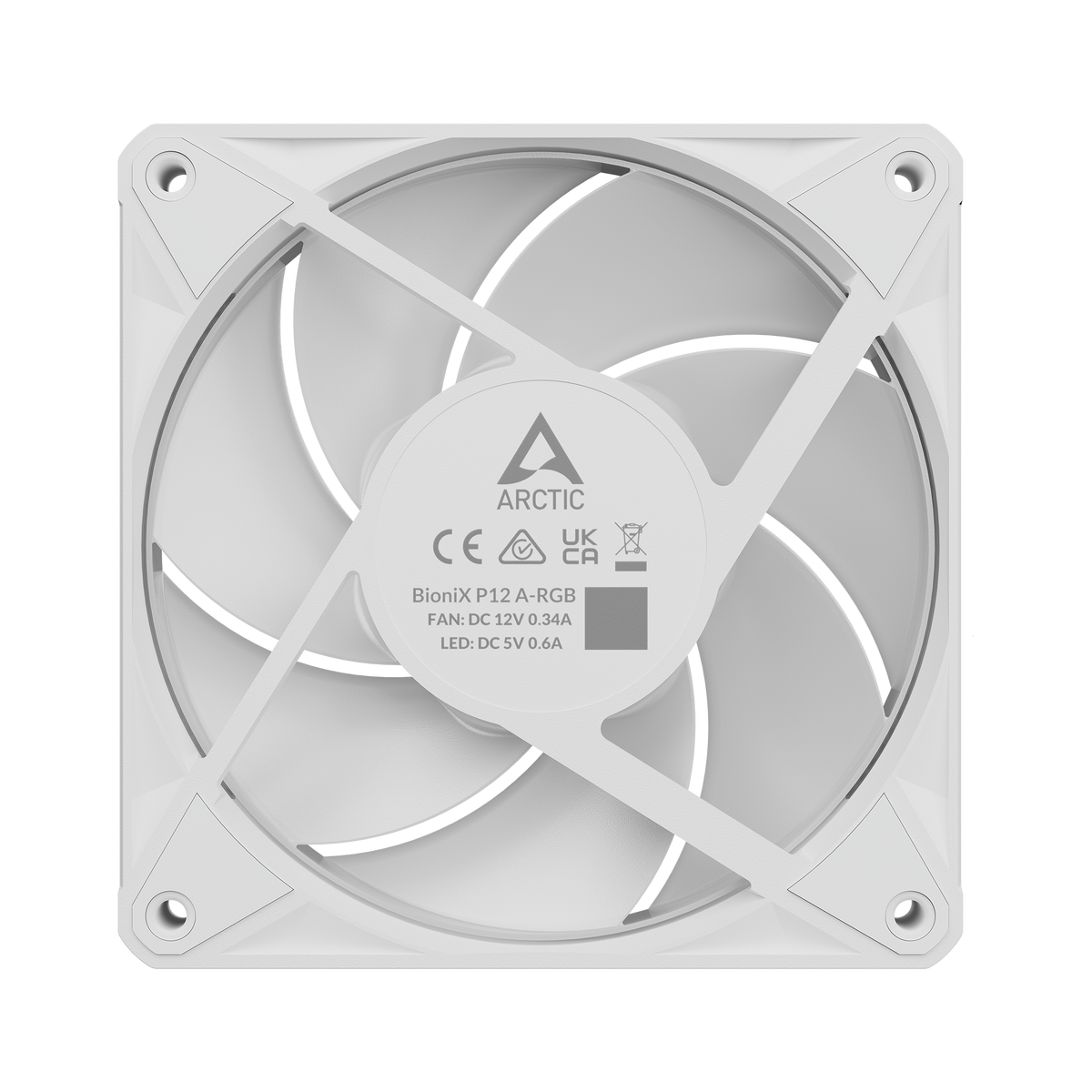 ARCTIC BioniX P12 A-RGB | 120 mm PC fan | White