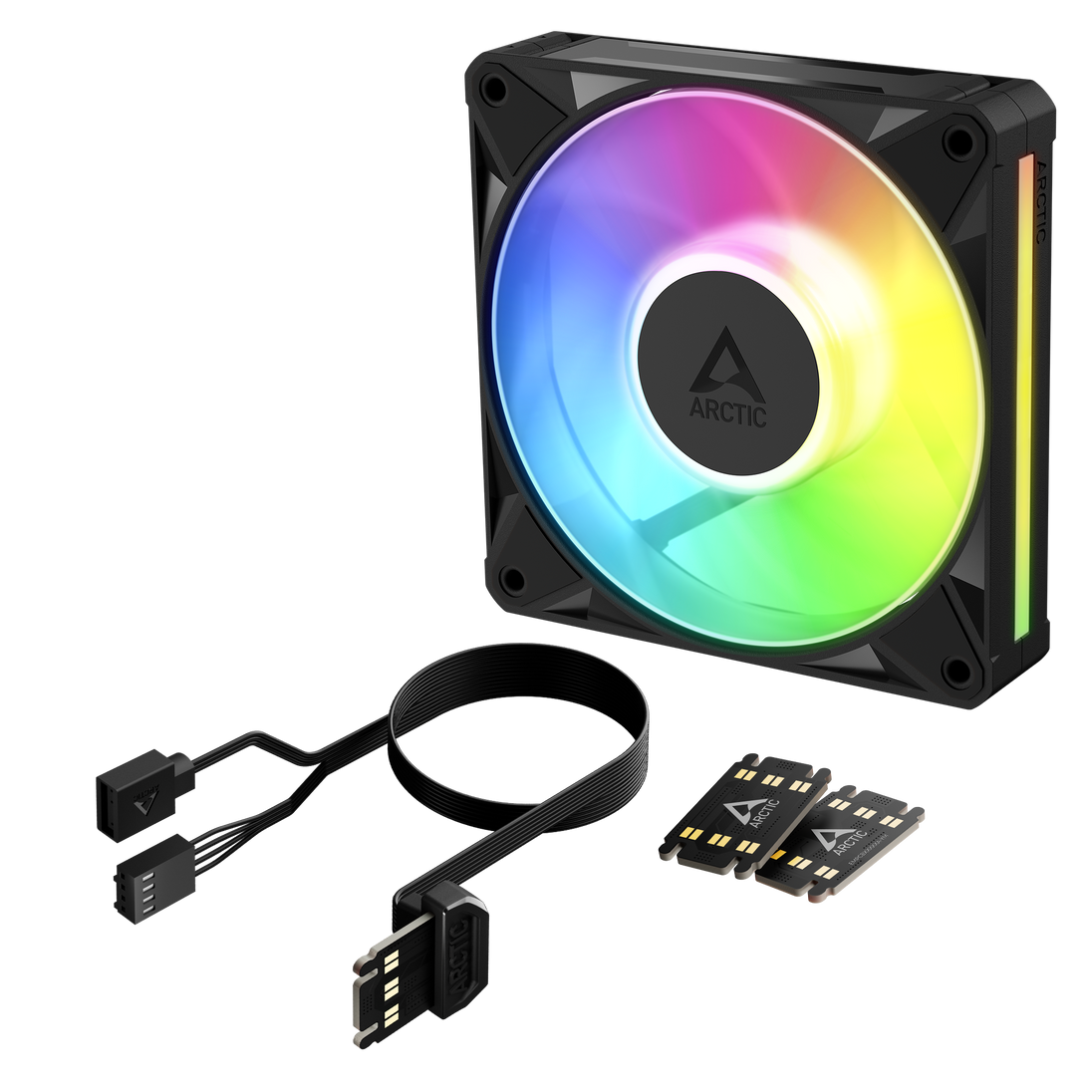 ARCTIC BioniX P12 A-RGB | 120 mm PWM case fan | 450–3000 rpm | Black