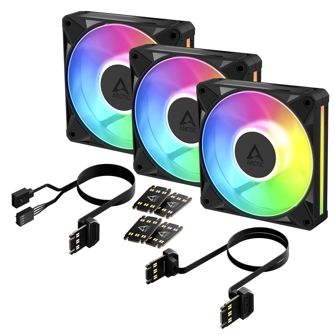ARCTIC BioniX P12 A-RGB | 120 mm case fan | 3 pack