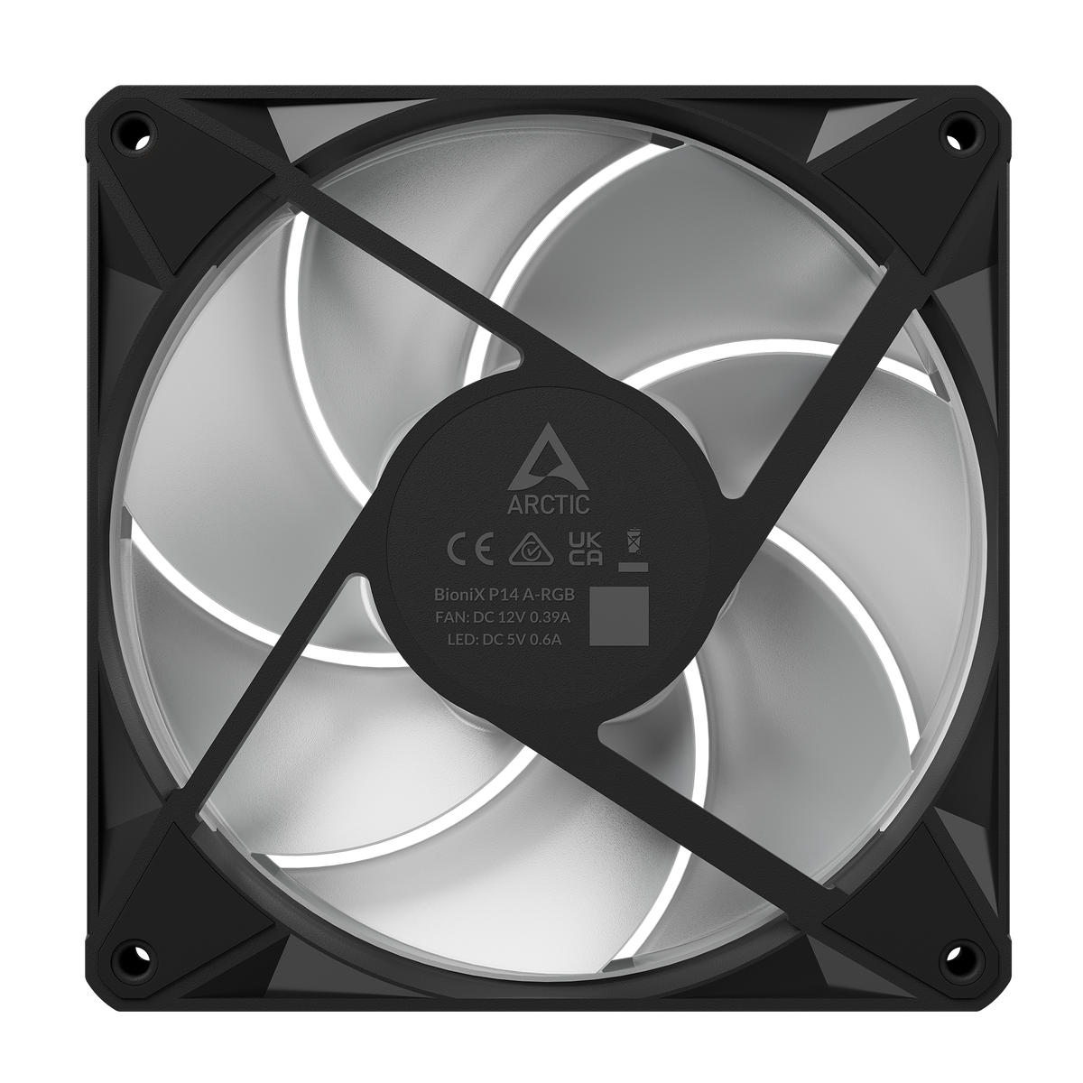 ARCTIC BioniX P14 A-RGB | 140 mm case fan | Black