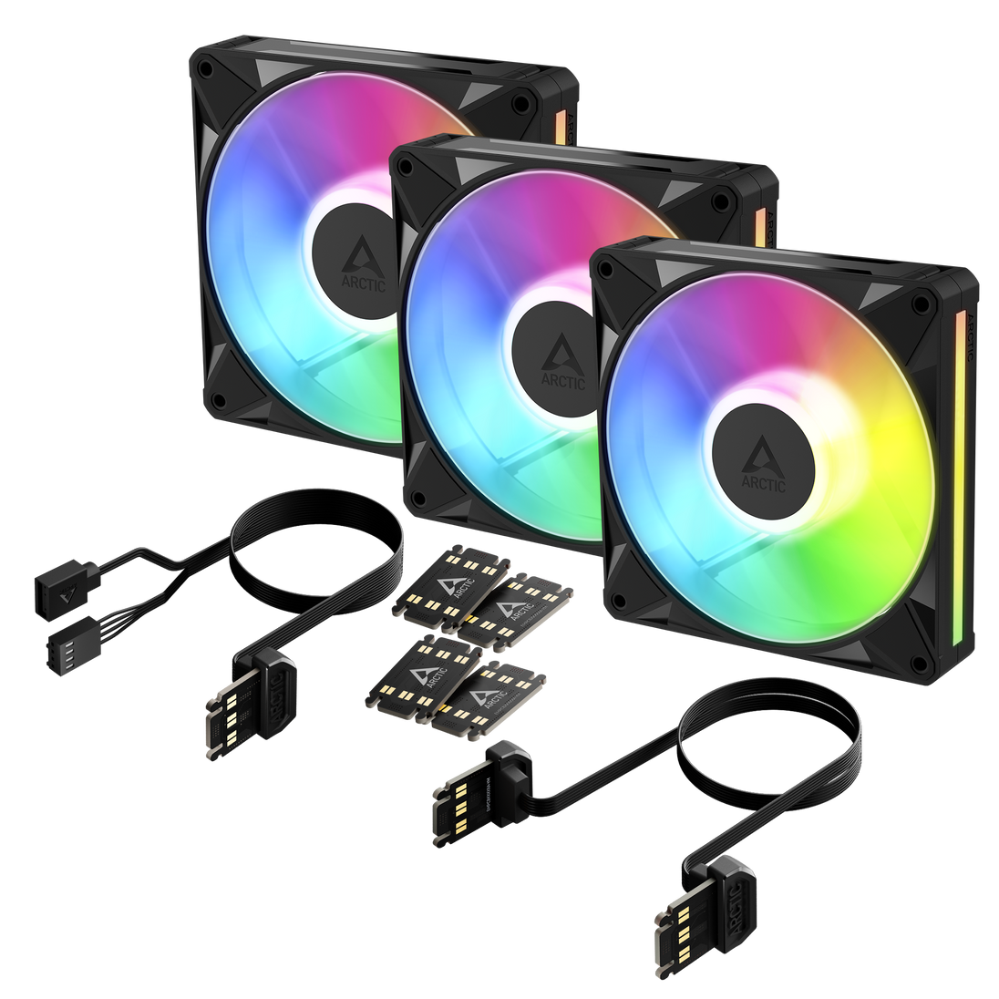 ARCTIC BioniX P14 A-RGB | PC case fans | 140 mm PWM | 3 pack | Black