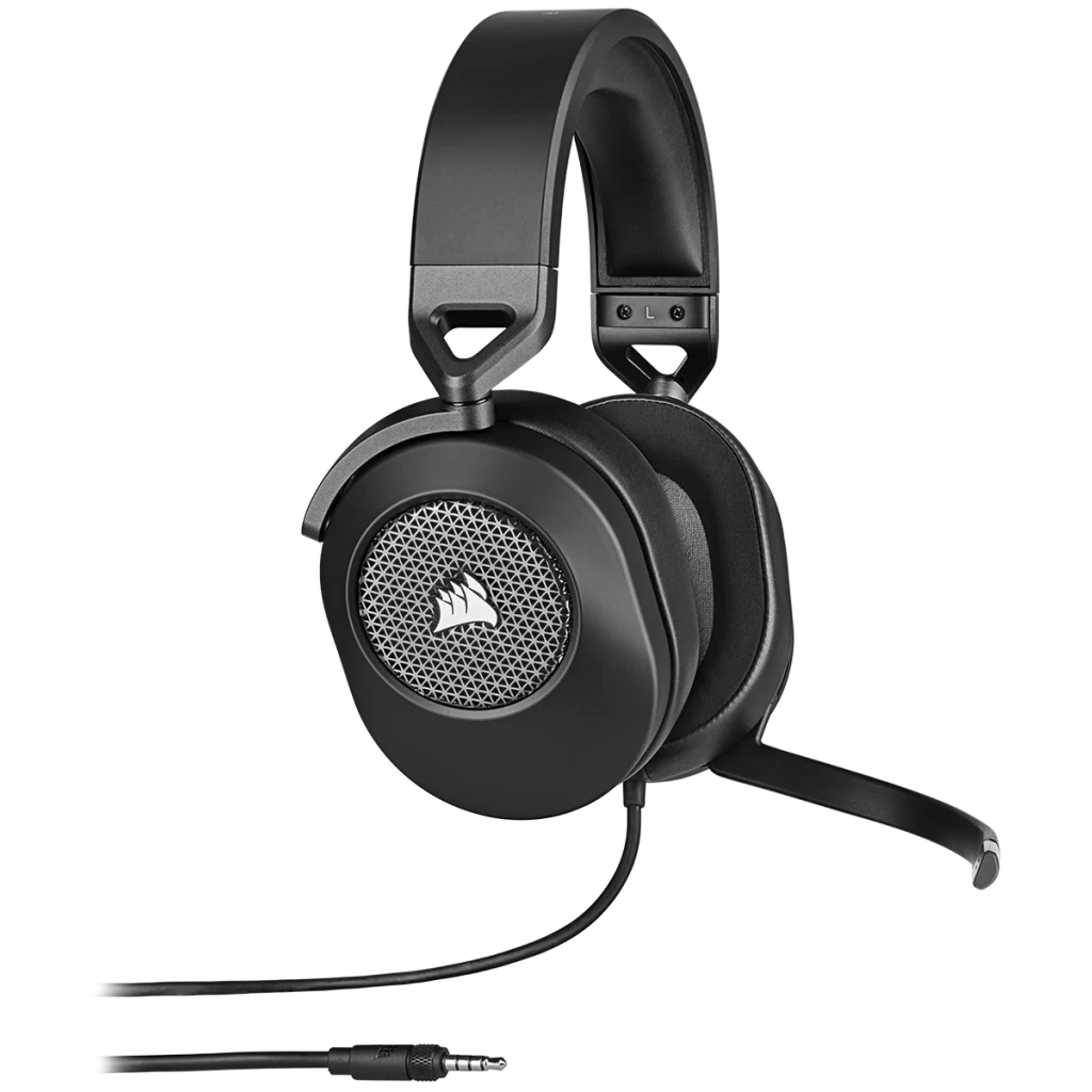 CORSAIR HS65 SURROUND | Wired gaming headset | Dolby Audio 7.1 | Carbon
