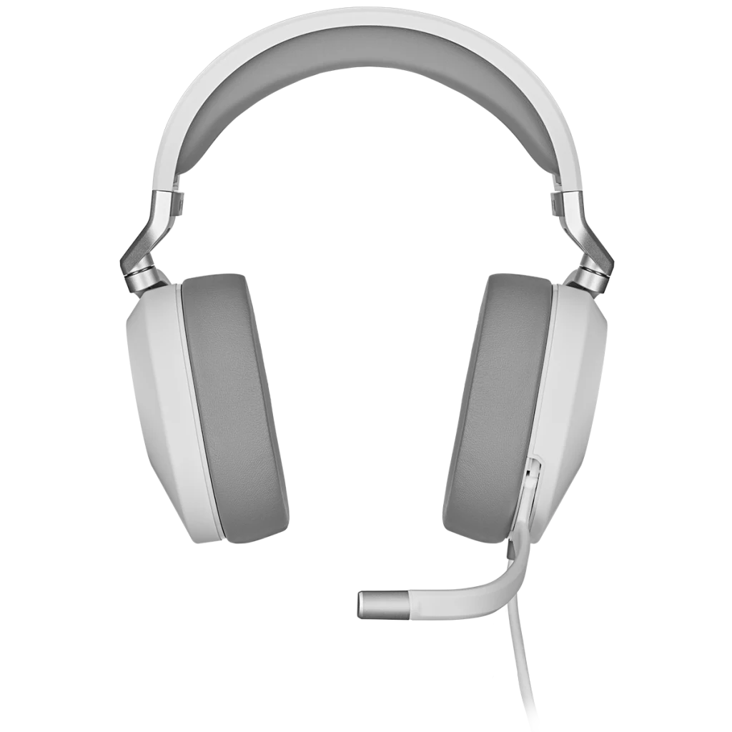 CORSAIR HS65 SURROUND | Wired gaming headset | Dolby Audio 7.1 | White