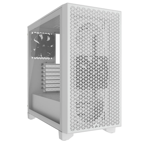 CORSAIR 3000D AIRFLOW | Mid-tower PC case | Tempered glass | White