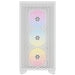 CORSAIR 3000D RGB AIRFLOW | Mid-tower PC case | Three AR120 RGB fans | White