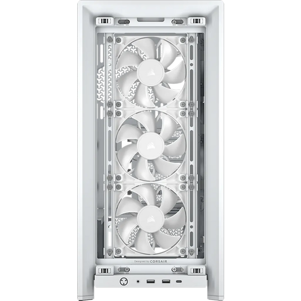 CORSAIR FRAME 4000D RS | Mid-tower PC case | Modular with 3 fans | White