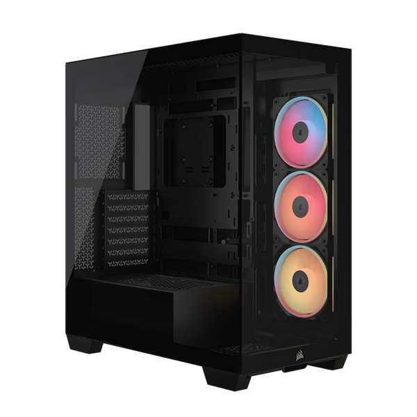 CORSAIR 3500X LX-R RGB iCUE LINK | Mid-tower PC case | Three RGB fans | Black