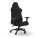 CORSAIR TC100 RELAXED | Fabric gaming chair | Reclines 90–160° | Black/Black
