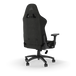 CORSAIR TC100 RELAXED | Fabric gaming chair | Reclines 90–160° | Black/Black