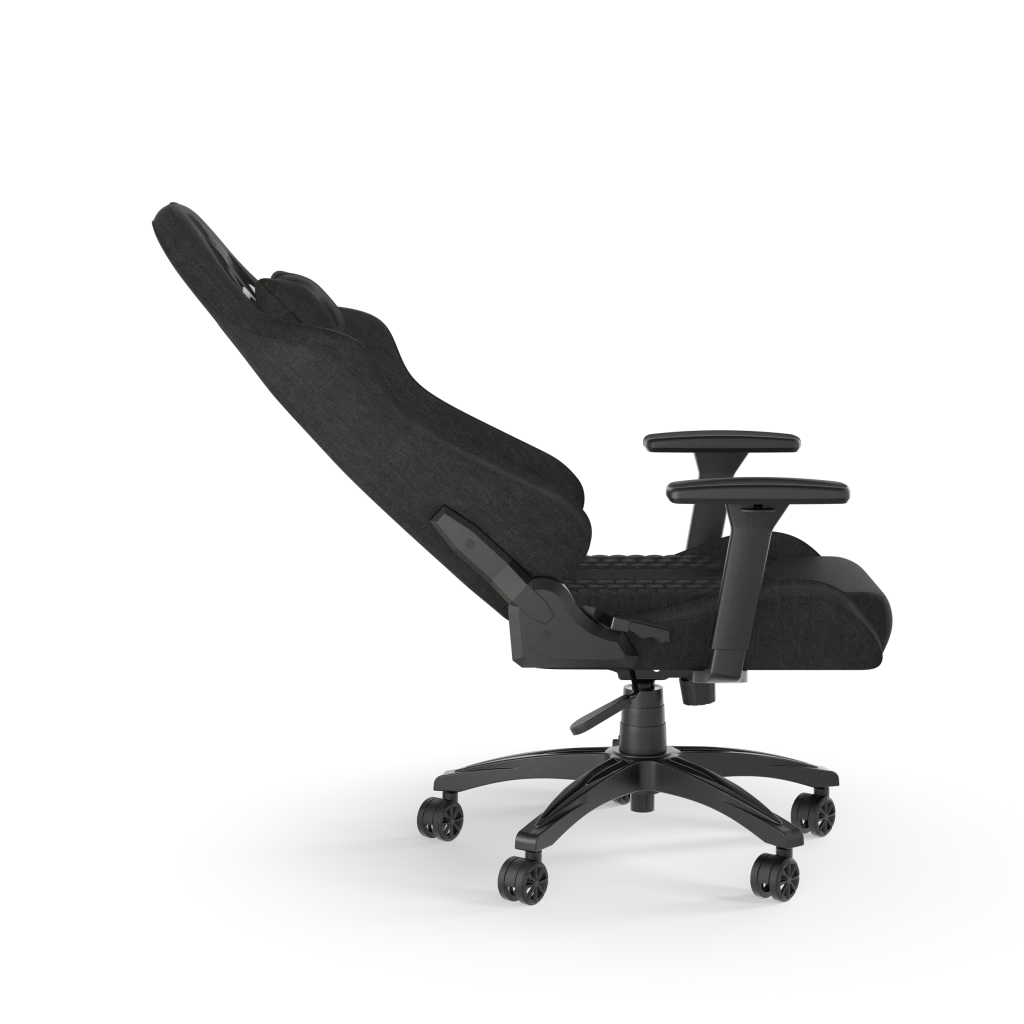 CORSAIR TC100 RELAXED | Fabric gaming chair | Reclines 90–160° | Black/Black