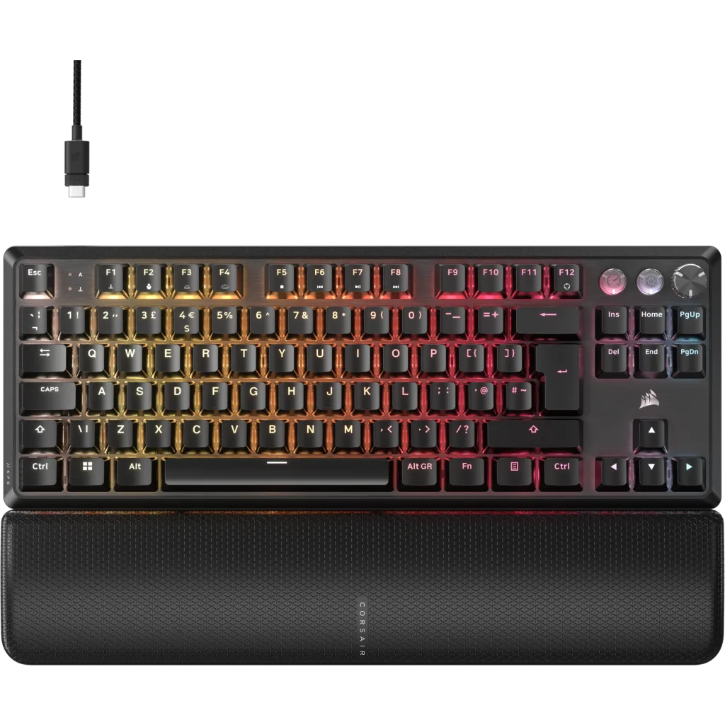 CORSAIR K70 PRO TKL | Gaming keyboard | MGX magnetic switches | UK layout