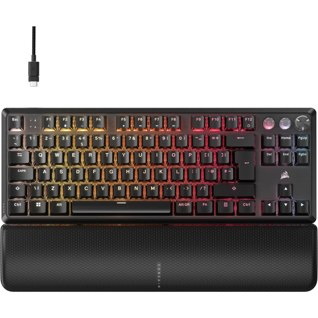 CORSAIR K70 PRO TKL | Gaming keyboard | MGX magnetic switches | UK layout