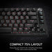 CORSAIR K65 PLUS WIRELESS | 75% gaming keyboard | MLX Fusion tactile