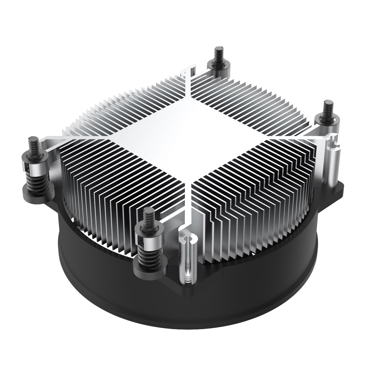 CiT CIT-CPU-AMD | Low-profile CPU cooler | AMD AM4 and AM5 | 85W TDP