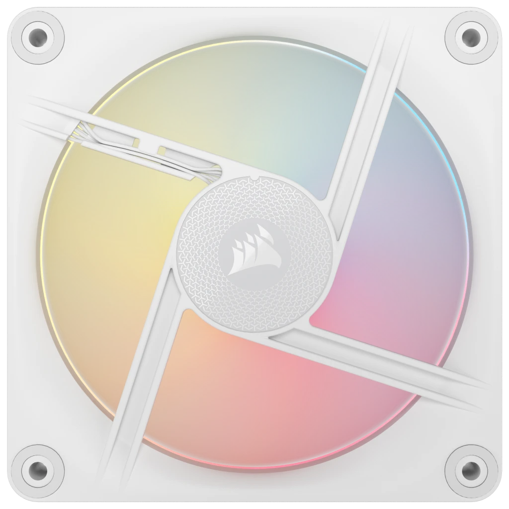 CORSAIR iCUE LINK LX120-R RGB | 120mm PC case fan | Reverse PWM RGB | White