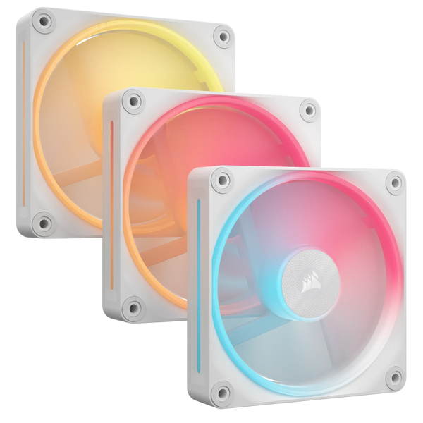 CORSAIR iCUE LINK LX120-R RGB | 120mm case fans | Triple pack | White