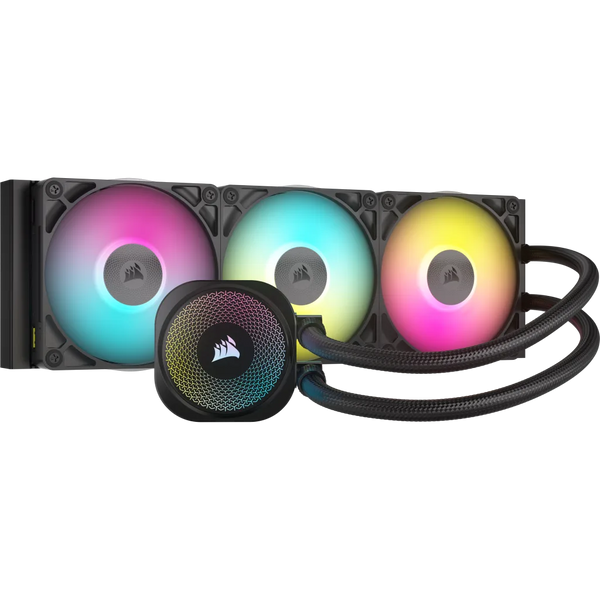 CORSAIR iCUE LINK TITAN 360 RX RGB | Liquid CPU cooler | 360 mm | Black