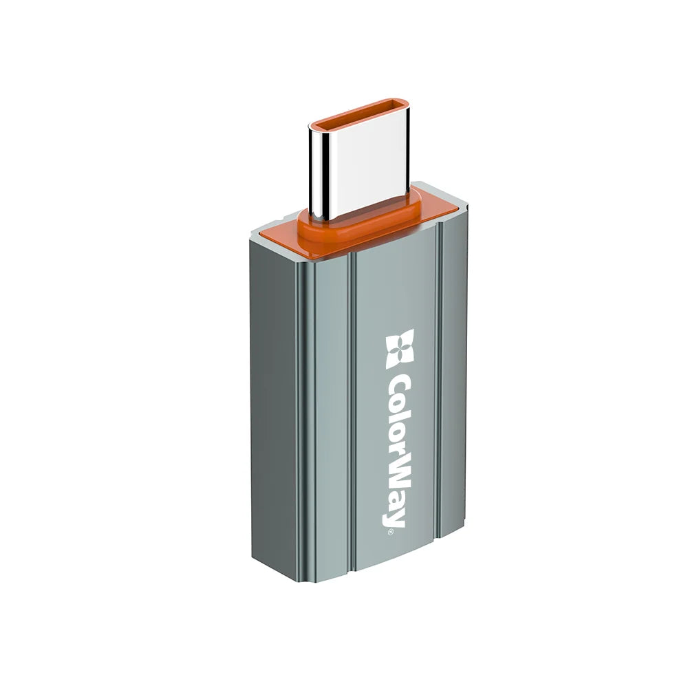 ColorWay CW-AD-AC | USB-A to USB-C adapter | 3A and USB 2.0 | Grey