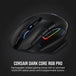 Corsair DARK CORE RGB PRO | Wireless gaming mouse | 18,000 DPI | Black