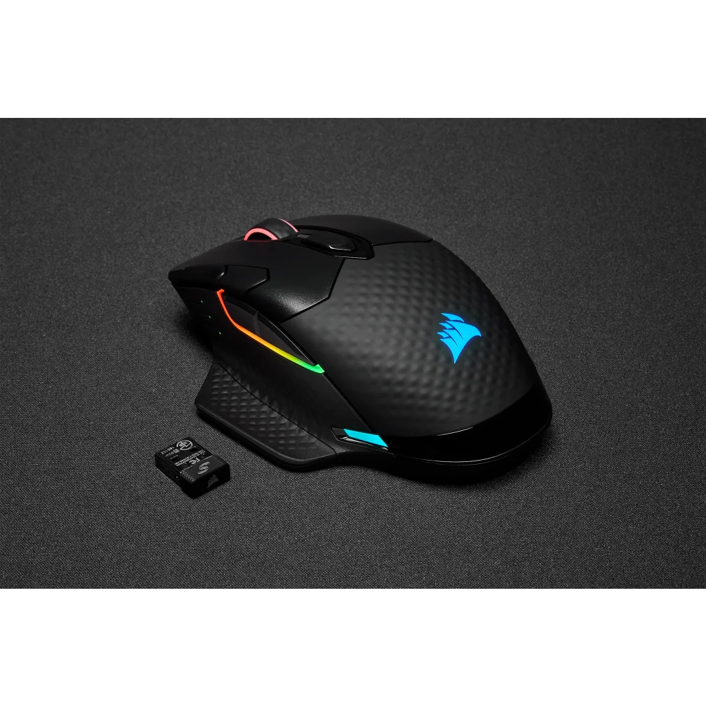 Corsair DARK CORE RGB PRO | Wireless gaming mouse | 18,000 DPI | Black