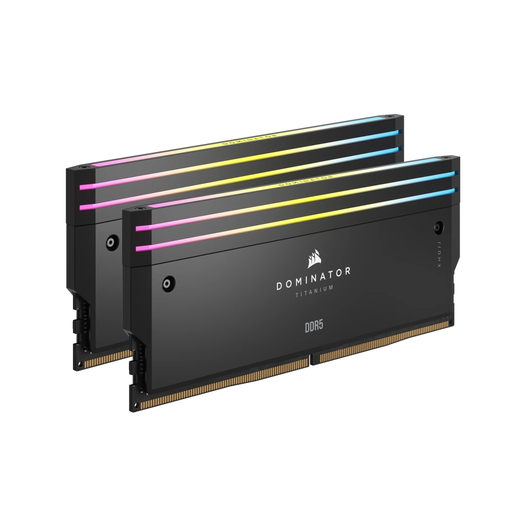 CORSAIR DOMINATOR TITANIUM RGB | DDR5 RAM | 64GB 6000MT/s CL30 | Black