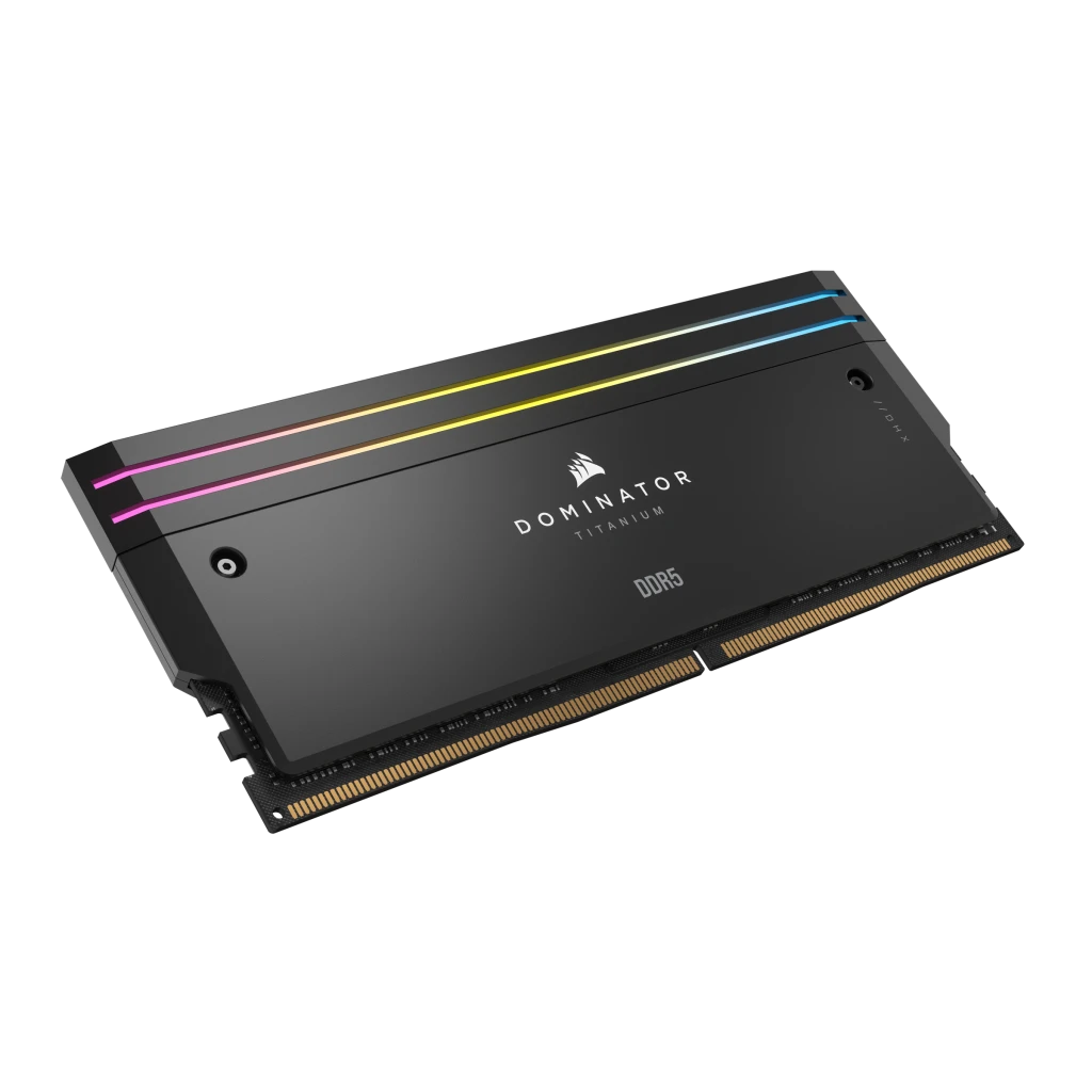CORSAIR DOMINATOR TITANIUM RGB | DDR5 RAM | 64GB 6000MT/s CL30 | Black