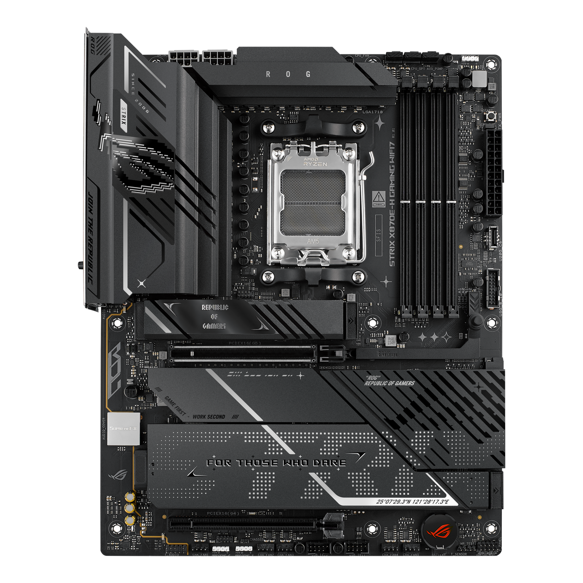 ASUS ROG STRIX X870E-H GAMING WIFI7 | ATX motherboard | AM5 DDR5 | Wi-Fi 7