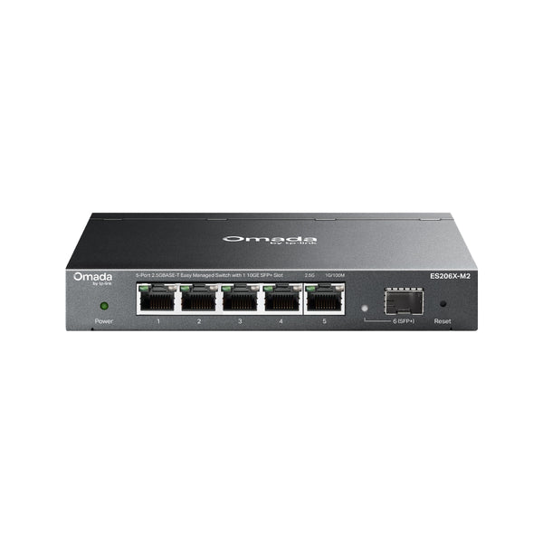 TP-Link Omada ES206X-M2 | 5-port network switch | 2.5GbE with 10GbE SFP+