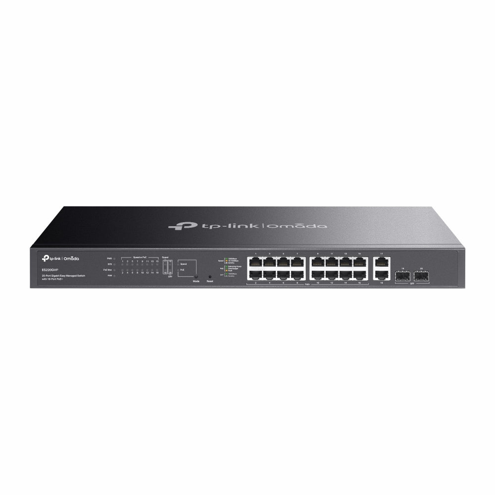TP-Link Omada ES220GMP | Easy managed network switch | 20 Gigabit ports